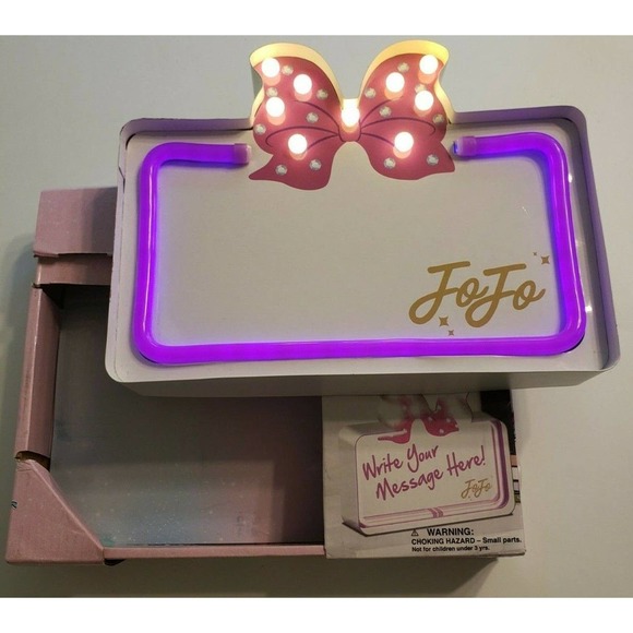 JoJo Siwa Color-In Marquee Table Light Pink - Picture 1 of 3